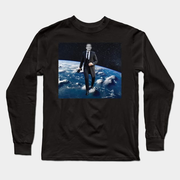 Salvador Dali Space Long Sleeve T-Shirt by XOZ